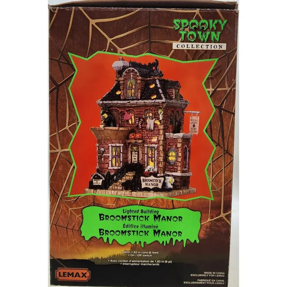 Lemax Spooky Town - Broomstick Manor #15197 (Retired) 2011